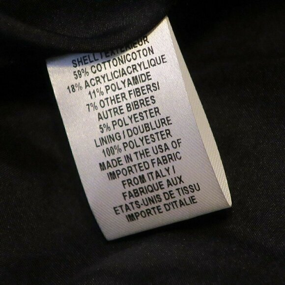 MILLY Fringe Tweed Frayed Blazer Career Jacket - Picture 6 of 7